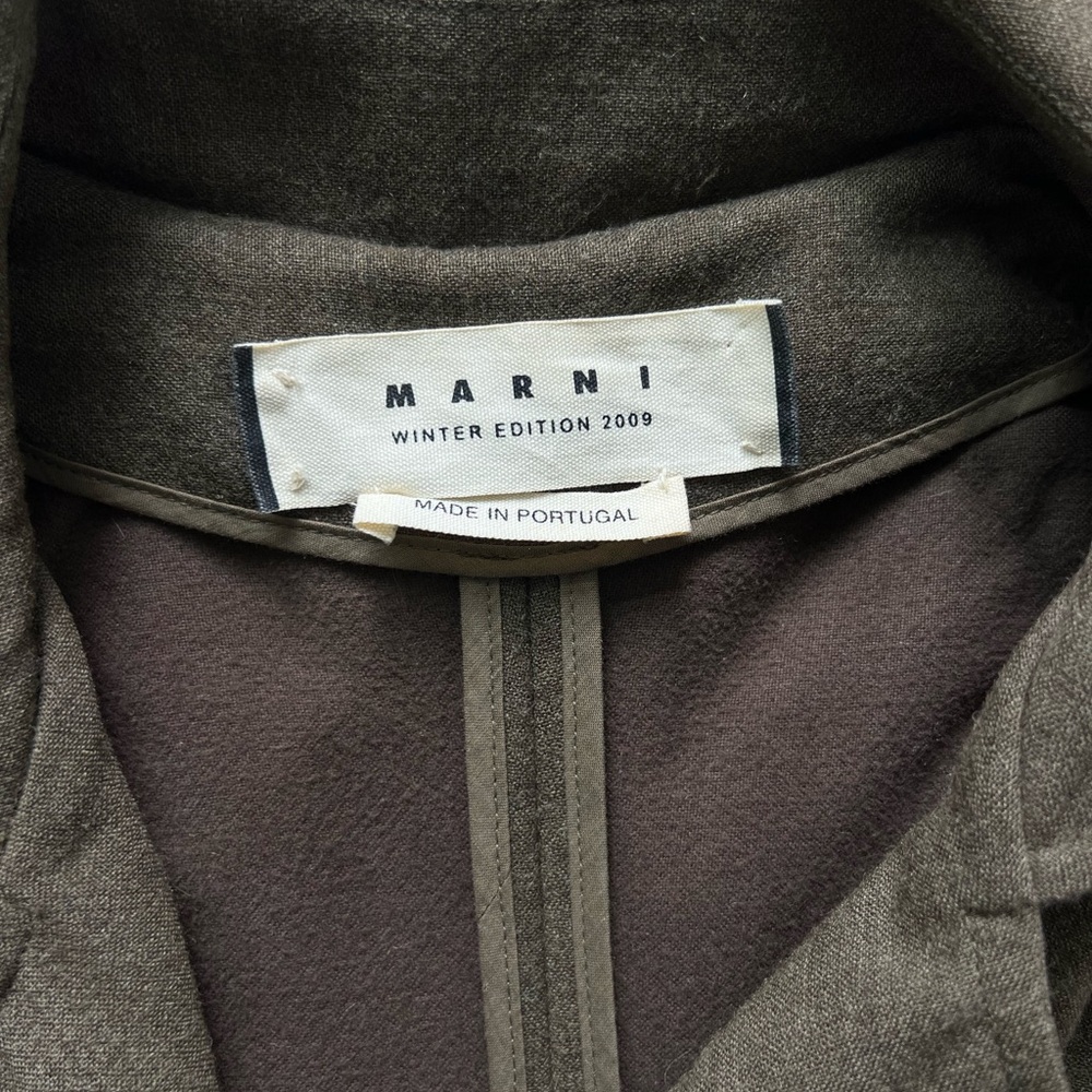 Vintage Marni 2009 trench coat khaki size 38